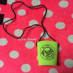 VS PINK Lanyard Koozie